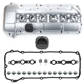 004-069alu Mitzone Upgrade Aluminum Valve Cover Kit Compatible With 2002-2006 Bmw X5 X3