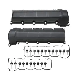 004-227 Mitzone 004-226 Left And Right Side Valve Covers With Gaskte Bolts Compatible Wit