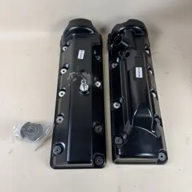 004-395 Mitzone Aluminum Engine Valve Covers Compatible With 2006-2014 Ford F-150 E-1