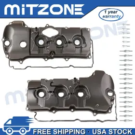 Fg12-6582-e Mitzone Left And Right Valve Cover For Ford 15-19 Explorer Taurus 14-19 Flex 3.5l Turbo