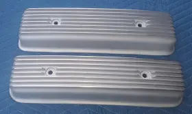 Nn42 Moon Xlnt Vintage Oldsmobile 303 324 371 Finned Valve Covers Ready To Go