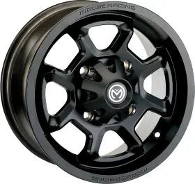 415mo127136mb4 Moose Offroad 415x Front Wheel 12x7 Black For 4/136 Bolt Pattern