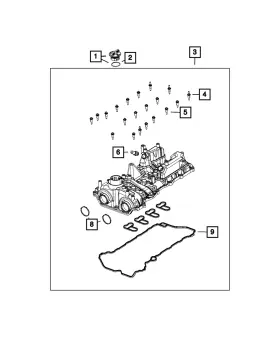 05048669ae Mopar Genuine Cylinder Head Cover
