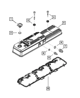05179090aa Mopar Genuine Valve Cover Isolator