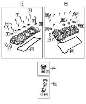 4893800ai Mopar Genuine Cylinder Head Cover
