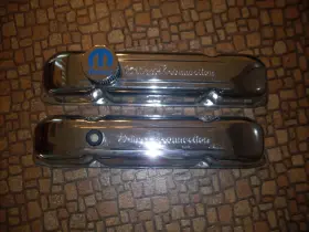 P4120609 Mopar Direct Connection Chrome Valve Covers B/rb Big Block 383-440 Old School
