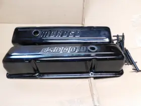 3435434 Moroso Small Block Chevy Camaro Firebird Nova Chevelle Tall Valve Covers Black