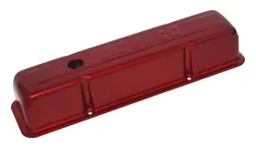 68006 Moroso Red Powder Coated Aluminum Valve Cover For Small Block Fits