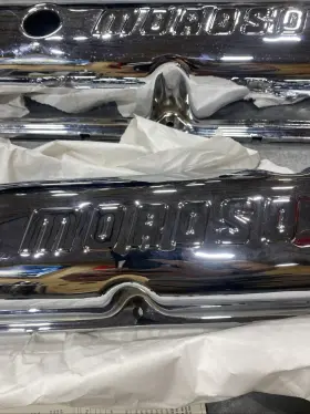 273-360 Moroso 68160 New Mopar Chrome Valve Covers Chrysler
