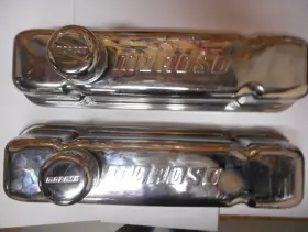 68281 Moroso Valve Covers Fits Pontiac Chrome