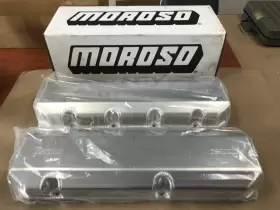 24018 Moroso 68456 Valve Covers Bbc Aluminum