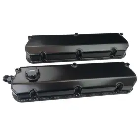 68478 Moroso Small Block Ford Aluminum Valve Cover Pair With Baffled Design And