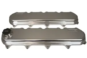 Mor68495 Moroso 68495 Billet Aluminum Valve Covers Lt With Oil Fill