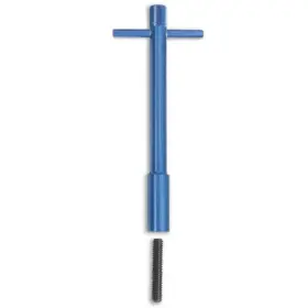 68604 Moroso Valve Cover Wing Nut Blue Powder Coat