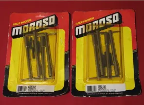 68610 Moroso Chrome Extra Long Wing Nuts 8 Vintage