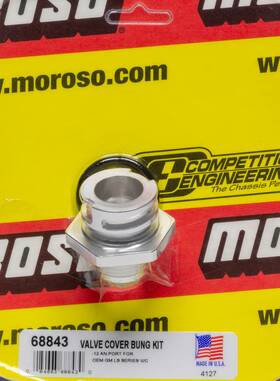 Moroso 68843 Mor68843 Valve Cover Bung Kit -12an Port- Male Ls Engines
