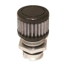 68847 Moroso Valve Cover Breather Kit Oem Gm Ls Double Tab Blk