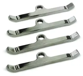 68519 Moroso Performance Products For Ford Valve Cover Hold Downs - Steel Chrome Plated Set Of 4
