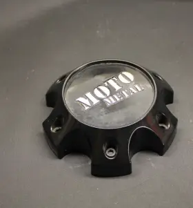 T7l145-6-h4 Moto Metal Black Wheel Center Cap