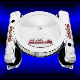 Mcc47388 Motorchrome Chrome Valve Covers And Air Cleaner Combo Fits Mopar 440 Dodge Engines