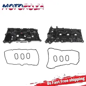 Hl3z-6582-d Motoroza 2pcs Valve Cover With Gasket For 2017-2020 Ford F-150 3.5l V6 Gas Turbocharged