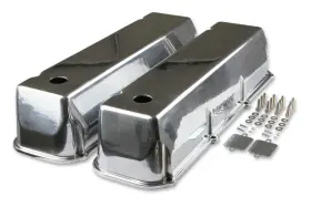 6873g Mr Gasket Mr. Cast Aluminum Tall Valve Covers - Polished