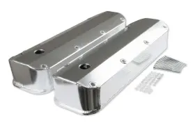 6874g Mr. Gasket Fabricated Aluminum Valve Covers - Silver Finish 6874g Mr. Gasket Fabricated Aluminum Valve Covers - Silver Finish