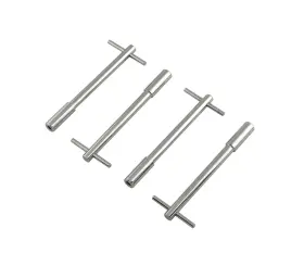 9820 Mr. Gasket Valve Cover T Wing Bolts - 1/4-20 X 5 Inch Chrome Plated