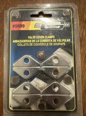 9899 Mr. Gasket #9899 Valve Cover Clamps - Chrome