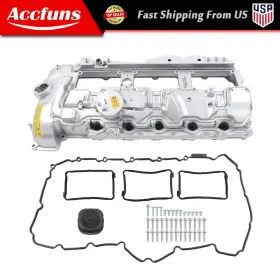 Afu72624f Munirater Aluminum Valve Cover With Gasket And Cap For Bmw 135i 335i 535i 640i 740i X3 X5 N55 Afu72624f Munirater Aluminum Valve Cover With Gasket And Cap For Bmw 135i 335i 535i 640i 740i X3 X5 N55