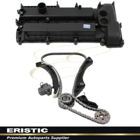 E-cnvg-f1410tk New Aftermarket Fits 12-14 Ford Focus 2.0l L4 Dohc Valve Cover With Gaskets And Timing Chain Kit