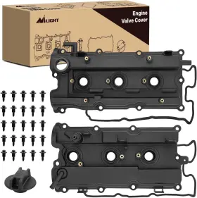 Val-874 Nilight Engine Valve Cover Set 2 With Gaskets Bolts And Cap Infiniti I35 Nissan Altima