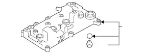 13264-6sy0a Nissan Genuine Valve Cover