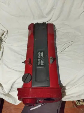 20u-1 Nissan Rb25det Series 1 Painted Valve Covers With Valley Cover And Timing Gear