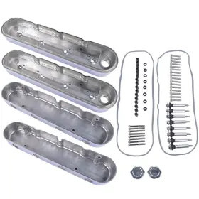 8082-3p Oe Quality Aluminum Polished Valve Covers For Gm Ls1 Ls2 Ls3 Ls6 Ls7 Chevy Small Block V8