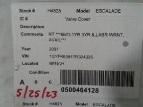 Oem 350.gm6207 Escalade 2007 Valve Cover 1715761