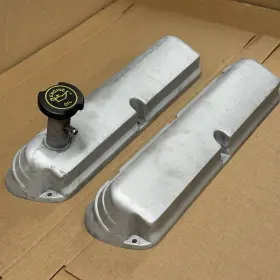 E8ze-6a513-ab Oem 87-93 Mustang 5.0 V8 Valve Covers Aluminum Foxbody 1987-1993 Factory 621