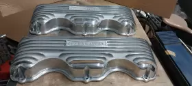5042 Offenhauser 1958 - 1966 Chevrolet 348 409 Cast Aluminum Valve Covers