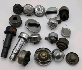 6822 Otb Gear Vintage Gm Oil Fill Tube Breather Cap Fuel Tank Caps Engines Ford Lot Original