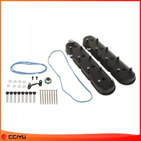 Ou11264525176834parts Outstanding-carparts Black Gm Ls Cast Aluminum Tall Valve Covers For Ls1 Ls2 5.3 6.0 With Coil Mounts