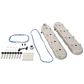 Pa17608ra833e Parautostore Cast Aluminum Valve Covers With Coil Mounts For Gm Ls Ls1 Ls2 Ls3 5.3 6.0