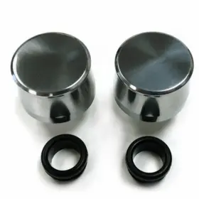 Hr0027 Pirate Mfg Hot Rod Polished Billet Aluminum Valve Cover Breather Kit With Grommet Sbc Bbc V8