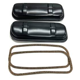 Pirate Mfg Kt-1526 Black Valve Cover 4pc Set Fits Vw Type 2 Bus 1972-1979 And Vanagon 1980-1982