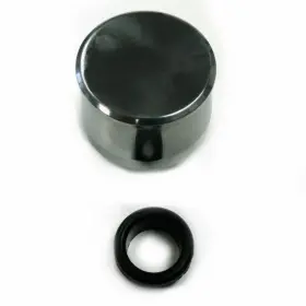 Sp8499 Pirate Mfg Hot Rod Polished Round Smooth Valve Cover Breather With Grommet