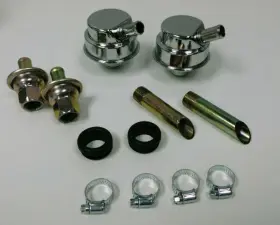 Ss2050 Pirate Mfg Universal Crankcase Evacuation System 1.25 Inch Valve Cover Chrome Finish Hot Rod V8 Ss2050 Pirate Mfg Universal Crankcase Evacuation System 1.25 Inch Valve Cover Chrome Finish Hot Rod V8