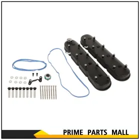 Pl17612m834a Ppmall Cast Aluminum Tall Valve Covers Coil Mounts For Gm /ls Ls1 Ls2 Ls3 5.3 6.0 Black