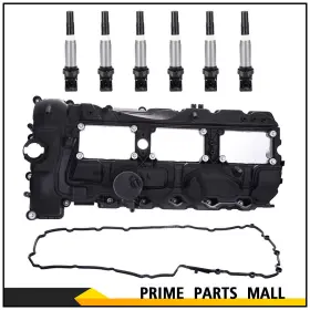 Pl82961m467 Ppmall For 11-14 Fits Bmw 535i Gt Xdrive 640i Valve Cover With Gasket&ignition Coil