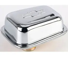 141-619 Proform Chrome Chevy Bow Tie Valve Cover Breather Cap