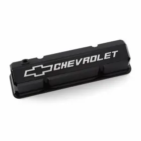 141-919 Proform Sbc Valve Covers Slant Fits Edge Liquid Black
