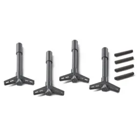 440-886 Proform 440 886 Fits For Mopar Valve Cover Wing Nuts Gray